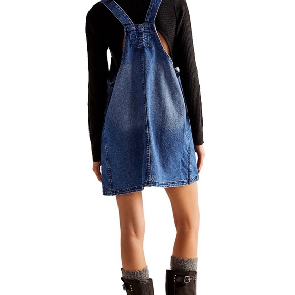 Free People Overall Smock Mini Top (XS) - Picture 2 of 5